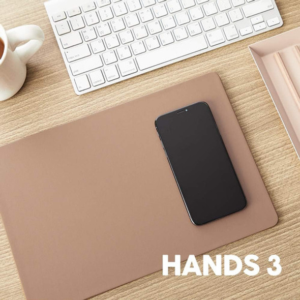 Mousepad Con Carga Inalámbrica Qi Pout H3 Color Crema 1