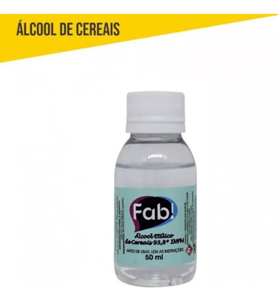 Álcool Etilico Cereais 50ml Confeitaria Decoração 0