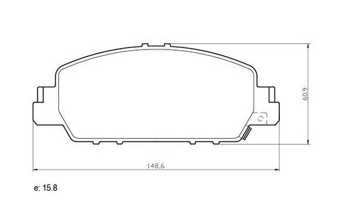 Pastillas De Freno Honda Hrv 2015 Delanteras 1