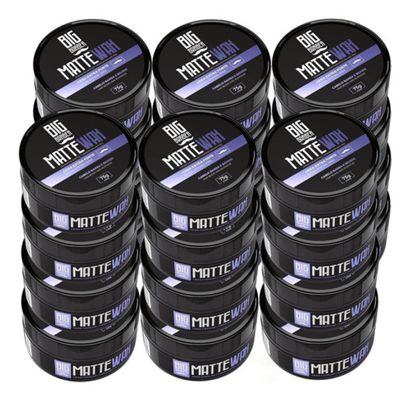Cera Capilar Matte Wax Big Barber 75g Pomada Atacado 24 Und 0