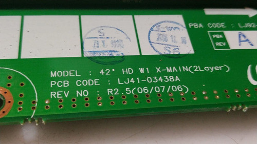 Placa X-main Philips 42pf7321/77 Lj41-03438a 1