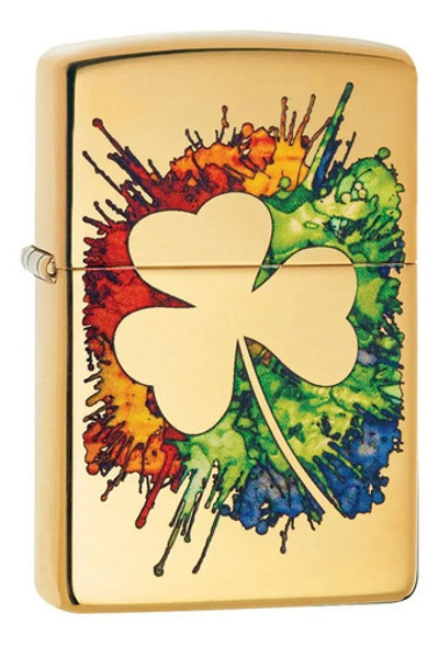 Encendedor Zippo Original 49125 Graffiti Clover Microcentro 0