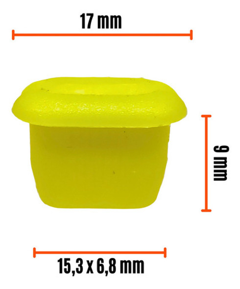 Clip Grampa Traba Muelita Moldura Zocalo P/ Fiat Siena X10 C 1