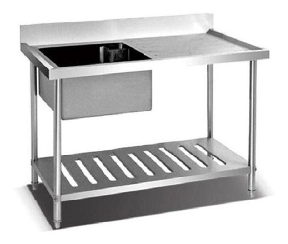Mesada 1,50m C/ 1 Pileta C/base Y Zocalo, Desarmable-lundar 0