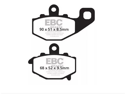 Pastilla Freno Tras Versys Kle650 Ninja Cf650 Ebc En Cycles 1