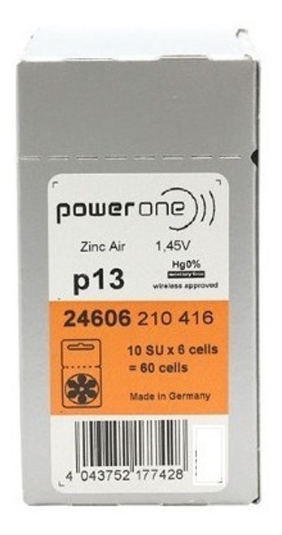 120 Baterias P13 Pr48 Aparelho Auditivo - Power One 1