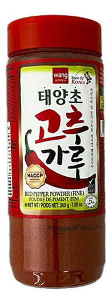 Pimenta Em Pó Coreana Fina Premium Gochugaru 200g-wang Korea 0