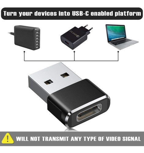 Adaptador Usb-c A Usb Macho X2 Unidades Excelente Calidad 1