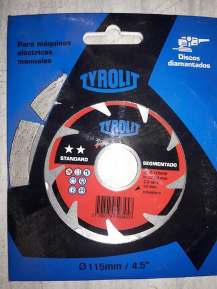 Disco Diamantado Continuo Tyrolit 110x1.9 0
