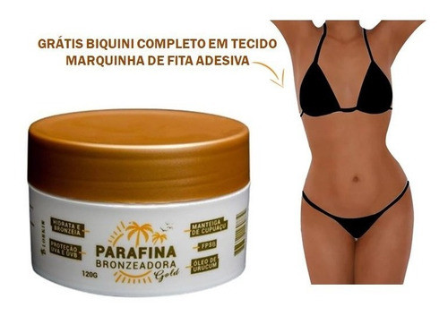 Marquinha De Fita Adesiva C Tecido E Parafina Bronzeado Gold 1