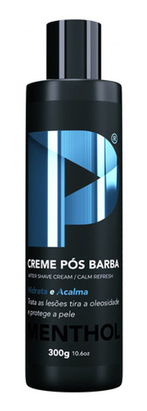 Creme Pós Barba Play Barber 300g Menthol Barbearia Com 9 Und 1