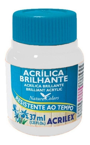 Tinta Acrílica Brilhante 37ml - 519 Branco - Acrilex 0