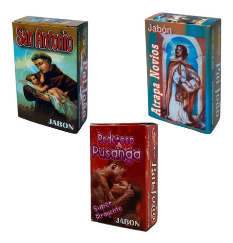 Pack X 3 Jabon Pusanga Atrapa Novios San Antonio Pai Joao 0