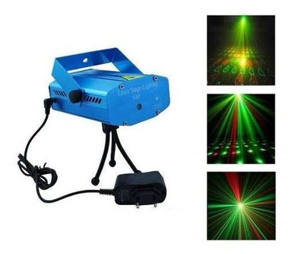 Mini Laser Audioritmico - Efecto Lluvia Estrellas Verde Rojo 1