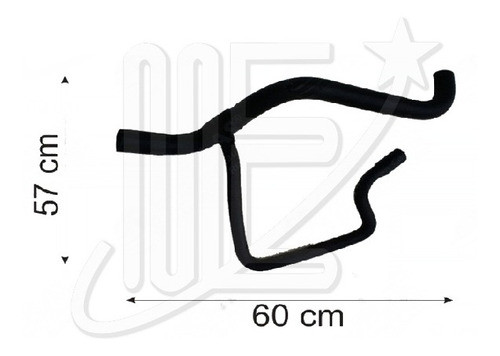 Manguera Goma Rad Inf Cauplas 9310 Fiat Tipo 1