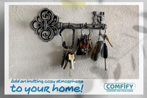 Llave Decorativa Vintage De Hierro Llavero Plataeg 27x12cm 1