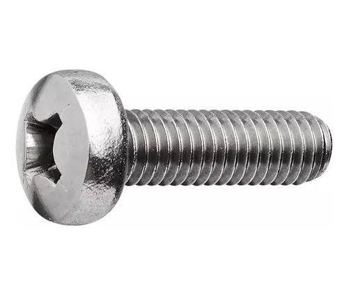 Parafuso M6x30 Phillips Cabeça Panela Inox M6 X 30 - 50 Pçs 0