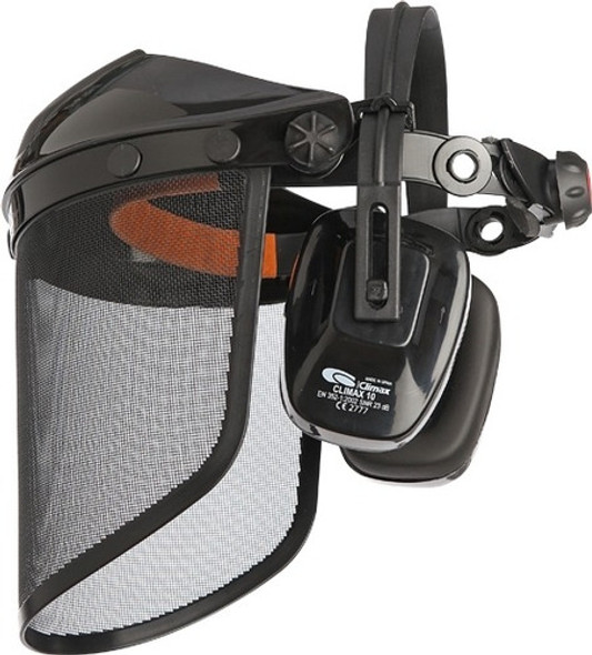 Pantalla Facial Metalica Protector Auditivo Forestal Climax 1