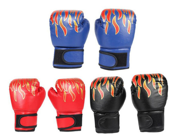 Luvas De Boxe Infantis 1 Par Ajustável Profissional 0