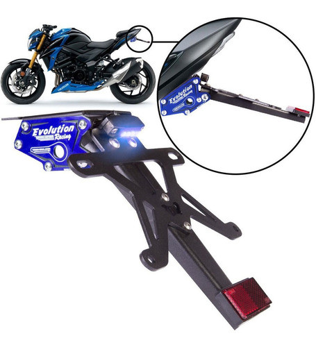 Portamatricula Rebatibles Suzuki Gsxs 750 2018 Mk Motos 0