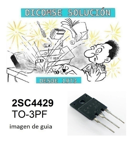 Transistor 2sc4429 C4429 To3pf Npn 8a 1100/800v 60w 15mhz 1