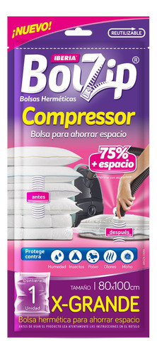 Iberia Bolzip Bolsa Hermetica Compressor X-grande X1 0