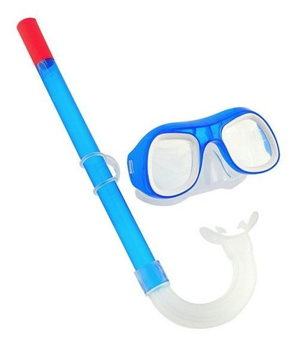 Kit Snorkel Y Antiparras Bestway 24007 Pileta 7 A 14 Años 1
