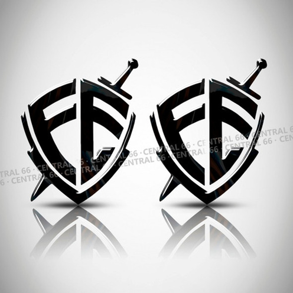 Kit 2 Escudo Da Fé Audi S6 Avant Quattro Tiptronicadesivos R 0