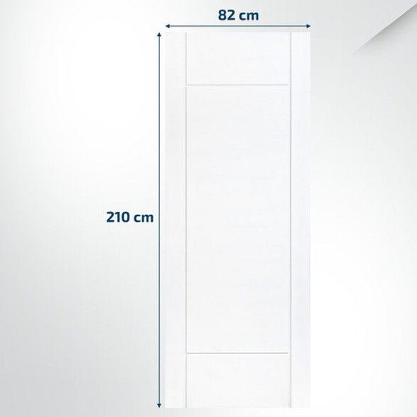 Folha De Porta Maciça 210x82cm Eucalipto Pm95 Clean Bawt 1