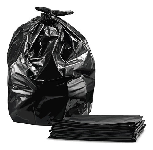 Bolsa De Residuo Consorcio 80x1.10 En 40mcs Negro 0