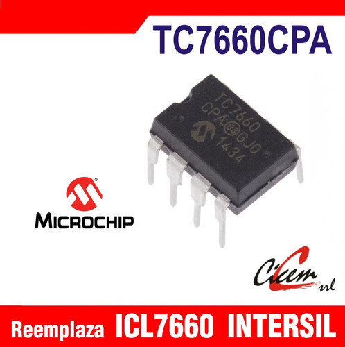 Tc7660 Icl7660 Cmos Voltage Converter Dip-8 1