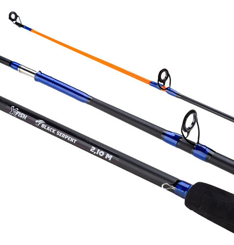 Caña De Pescar Maciza X-fish Black Serpent 1,8 M 2tr Variada 0