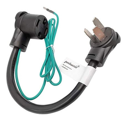 Parkworld 61025 Cable Adaptador Nema 10-50p Macho A Secador 0