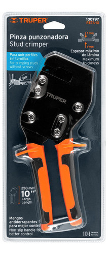 Pinza Punzonadora Para Yeso Truper 10¨- Fc 0