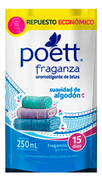 Poett Perfume Para Ropa Dp X250 Suavidad De Algodon 0