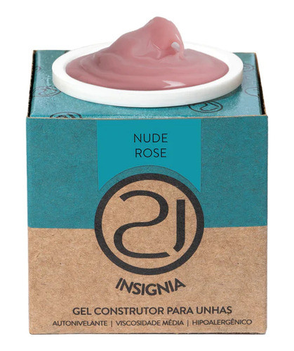 Ecoline Insignia Nude Rose Gel Nails 21 16g 0