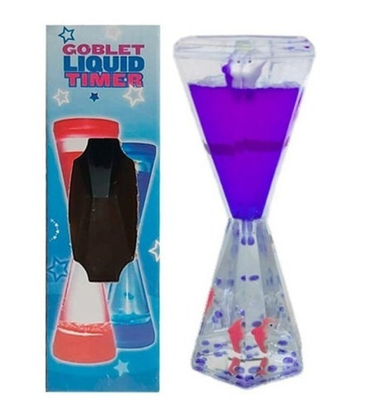Goblet Liquid Timer Violeta Reloj De Agua 0