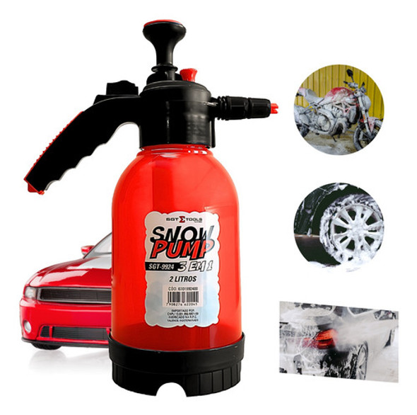 Pulverizador Snowfoam Canhão De Espuma Lavar Carros E Moto 0