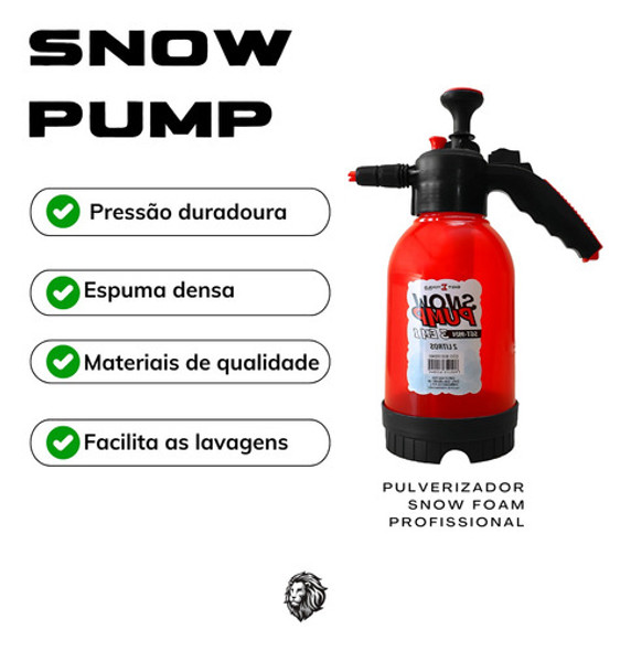 Pulverizador Snowfoam Canhão De Espuma Lavar Carros E Moto 1