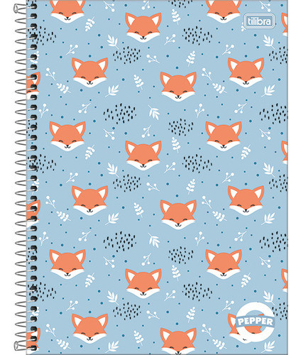 Caderno Cd Tilibra Pepper Fem 160 Fls 15 0