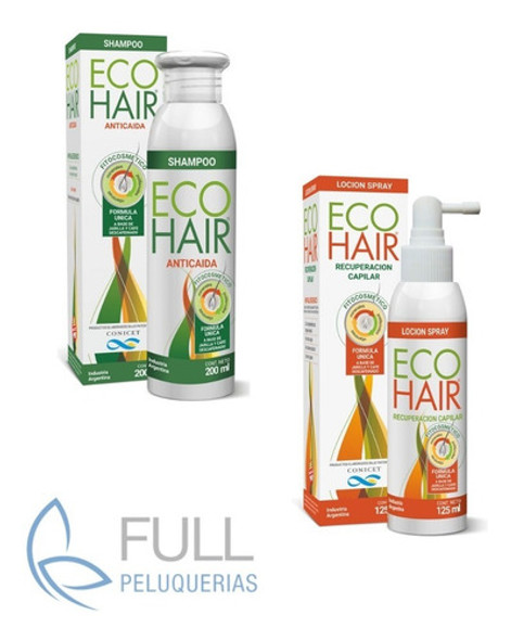 Eco Hair Shampoo + Locion Crecimiento Anticaída Conicet 0