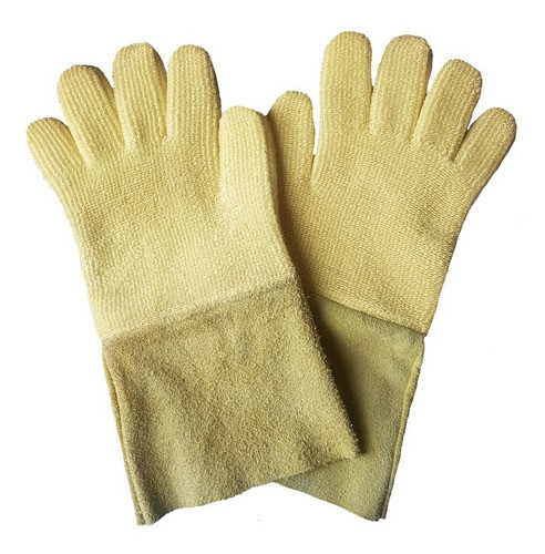 Guantes Terry Kevlar Acolchonado Cuero Parrilla Hornos 200° 0