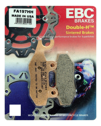 Pastilla Freno Delantero Ebc Honda Twister 250 Fa197hh 0