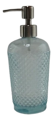 Dispenser Jabon Liquido Baño . Labrado. Celeste 0
