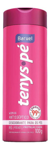 Tenys Pé Baruel Talco Desodorante Para Os Pés 100g - Woman 0