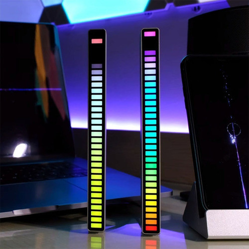Barra Luz Led Audioritmica  Rgb Gamer Tiktok Stream 21import 1