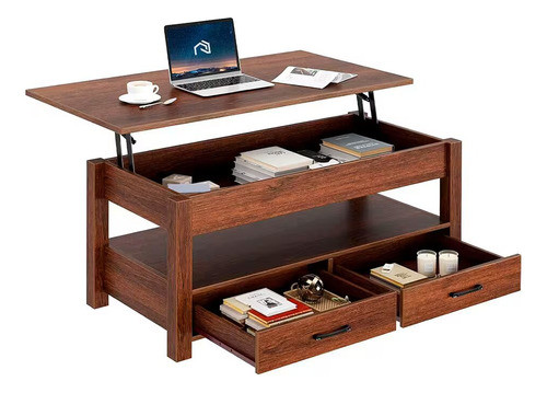 Mesa Ratona Con Cajones Y Compartimento Oculto 100x50cm 0