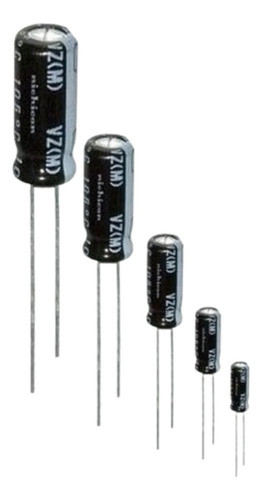 100 X Capacitor Eletrolítico Radial 0,33uf X 50v 105ºc 5x11 0