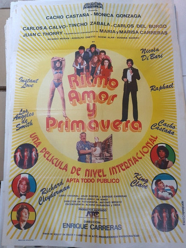 Afiche De Cine Original 1520- Ritmo, Amor Y Primavera. 0
