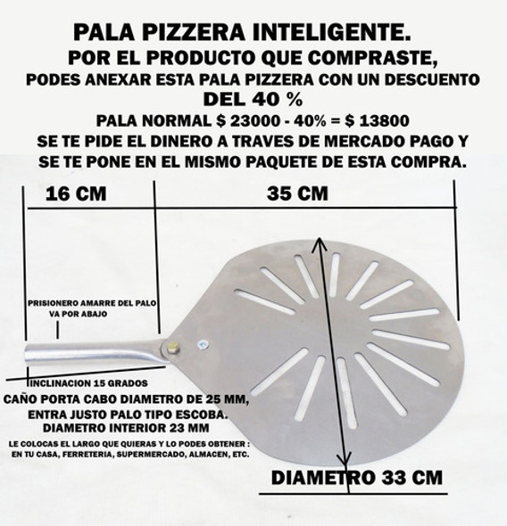 Puerta Horno Barro Astor Rectificada +chimenea+ Envio Gratis 1